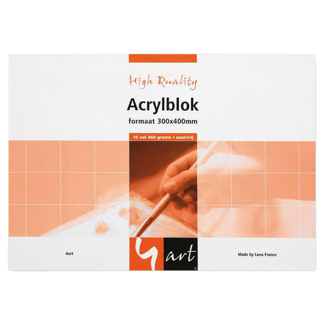 Acrylblok 4art 24x32 360gr