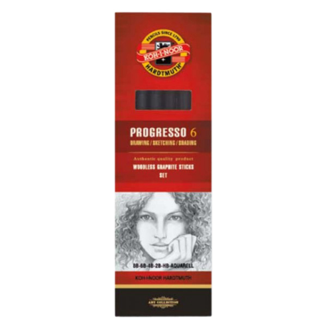 Crayon graphite Koh-I-Noor Progresso 8915 Hb 8B + aqua