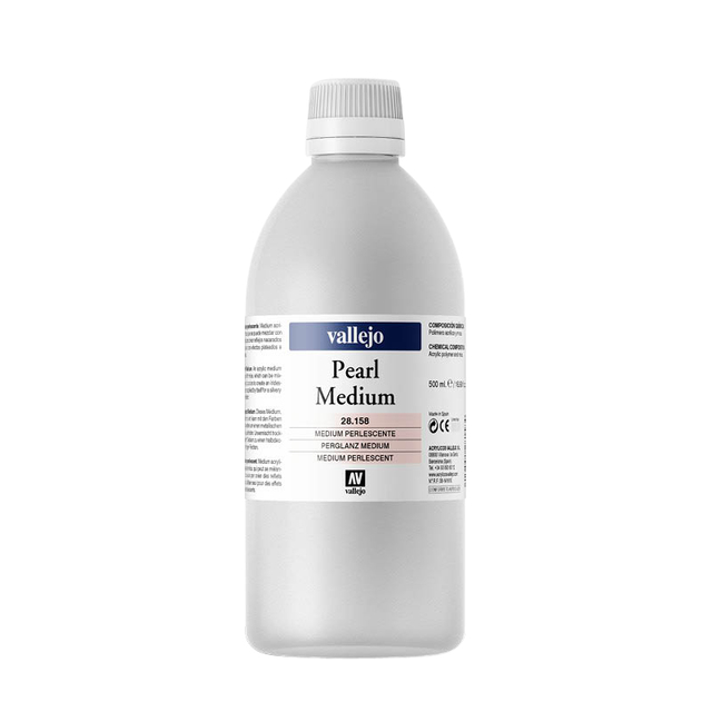 Acrylmedium Acrylicos Vallejo 500ml 158 parelmoer