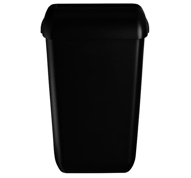 Poubelle Euro QuartzLine ouverte 23 litres noir