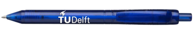 Stylo bille Bottle -to-Pen TuDelft Bleu