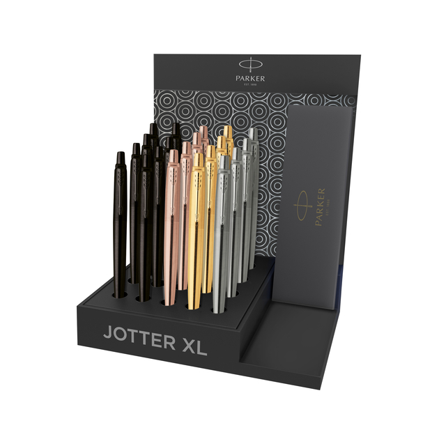 Stylo bille Parker Jotter XL Monochrome assorti Medium 20 pièces