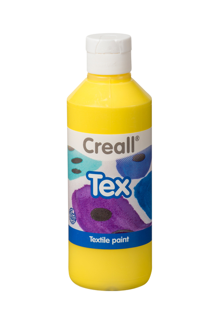 Peinture textile Creall Tex jaune 250ml