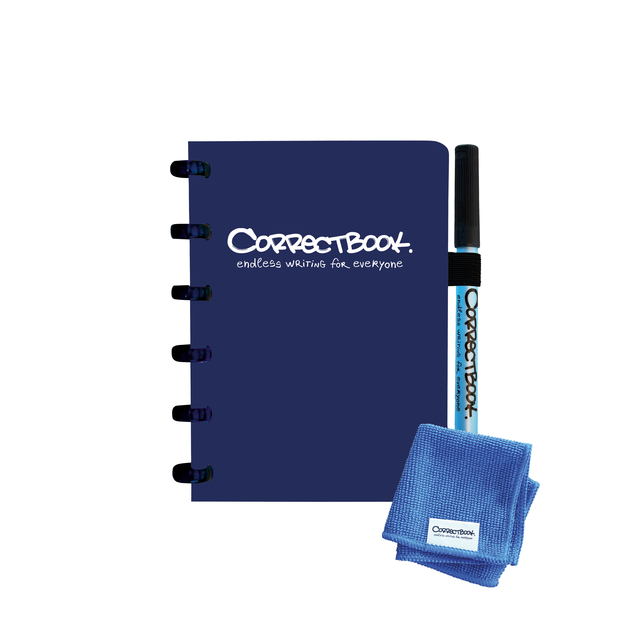 Carnet de notes Correctbook A6 ligné 40 pages Midnight Blue