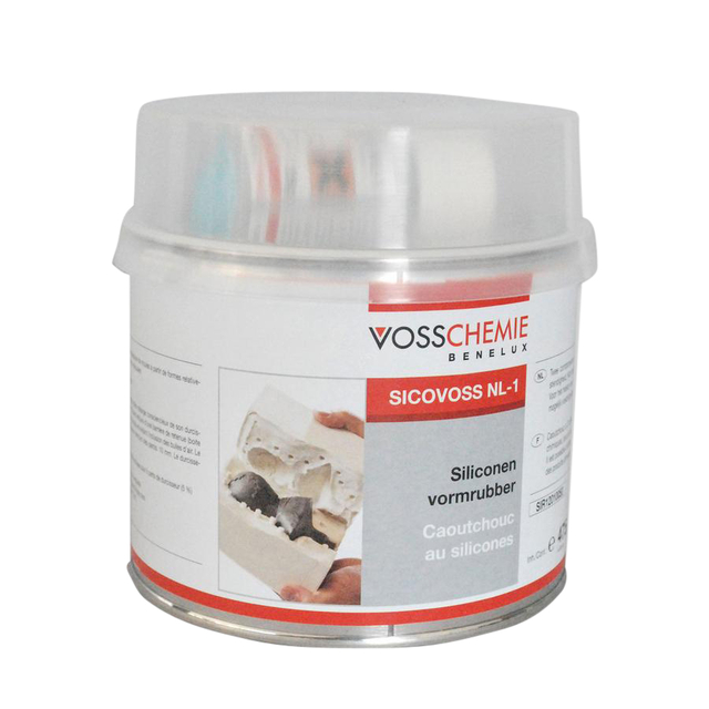 Vormrubber Voss siliconen 500gr + verharder