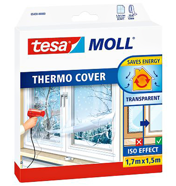 Fim isolant tesamoll® Thermo Cover fenêtre1,7x1,5m transparant