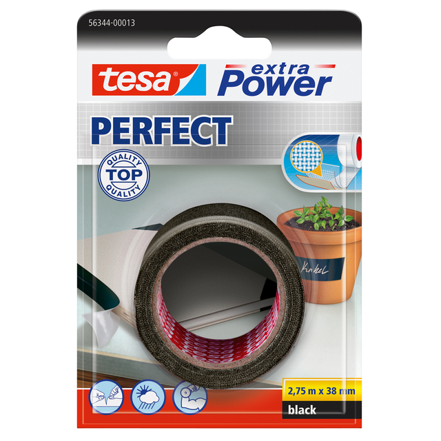 Ruban de réparation tesa® extra Power Perfect 2,75mx38mm noir