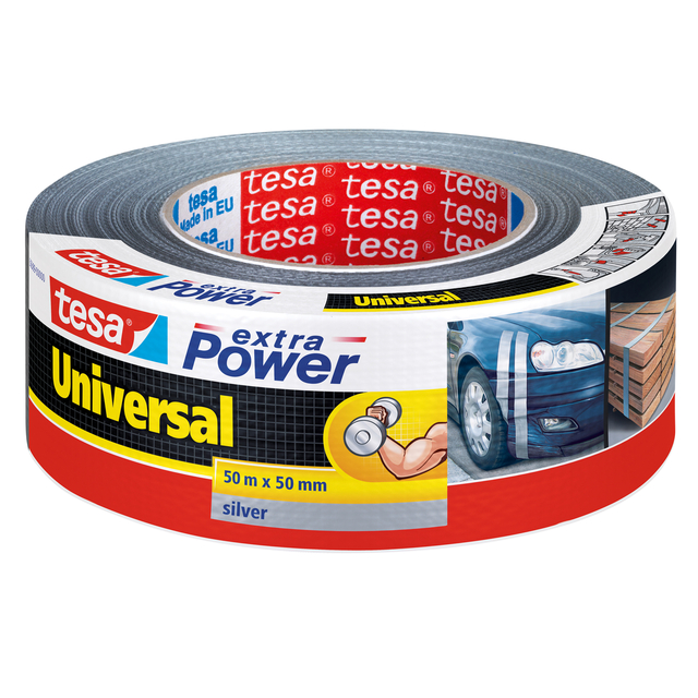 Duct tape tesa® extra Power Universal 50mx50mm wit