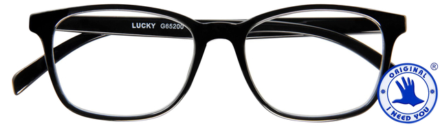 Lunettes de lecture I Need You +3.00 dpt Lucky noir