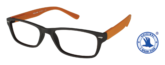 Lunettes de lecture I Need You +3.00 dpt Feeling brun-orange