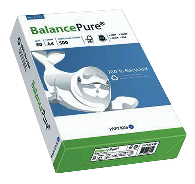 Kopieerpapier Balance Pure A3 80gr wit 500 vel