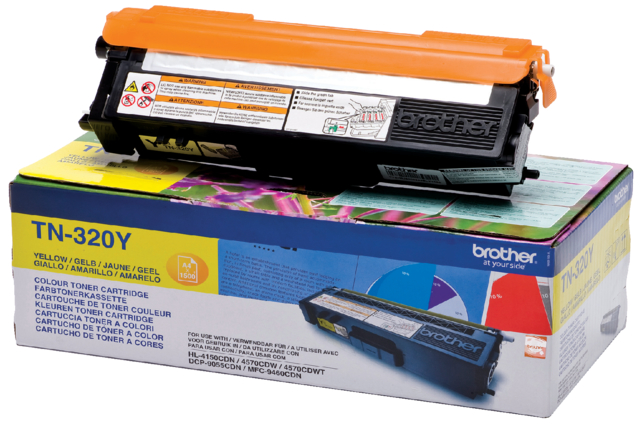 Toner Brother TN-320Y geel