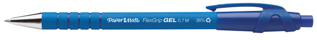 Stylo gel Paper Mate Flexgrip 0.7mm bleu