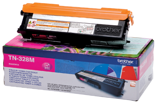 Toner Brother TN-328M rood