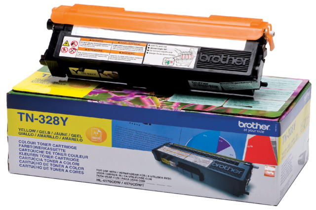 Toner Brother TN-328Y geel