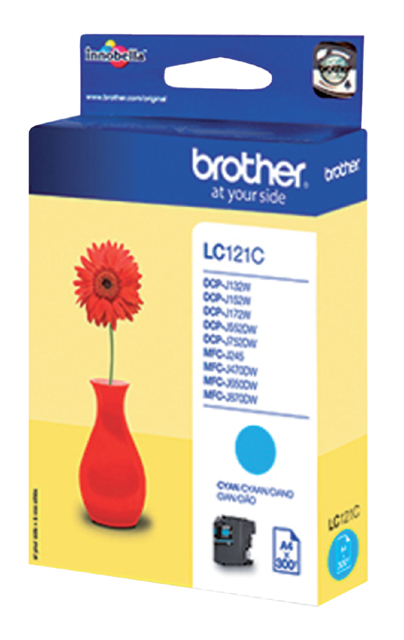 Cartouche d’encre Brother LC-121C bleu