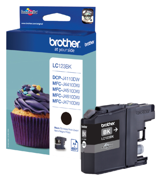 Cartouche d’encre Brother LC-123BK noir