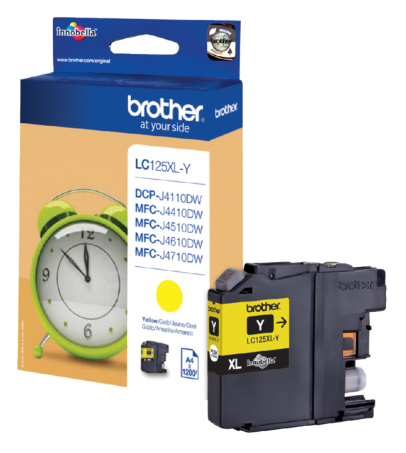 Cartouche d’encre Brother LC-125XLY jaune