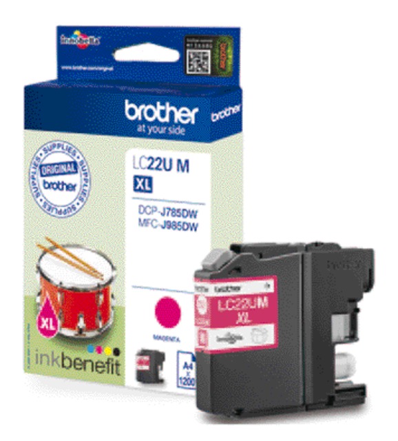 Cartouche d'encre Brother LC-225UM rouge