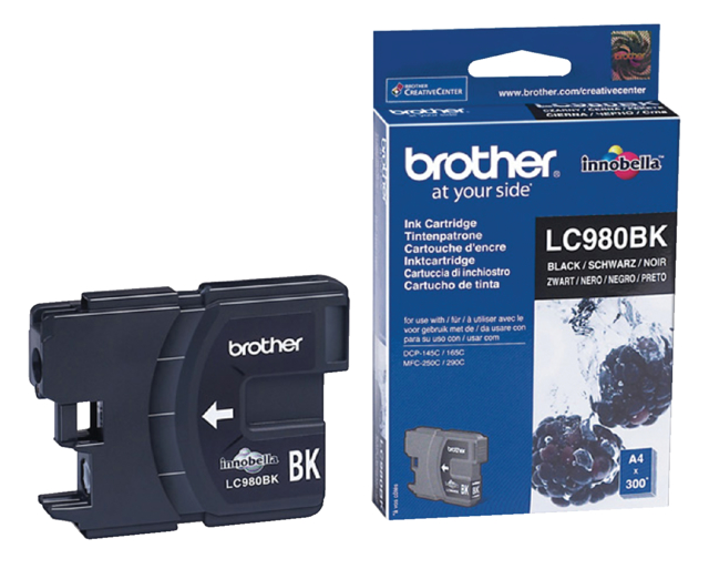 Cartouche d’encre Brother LC-980BK noir