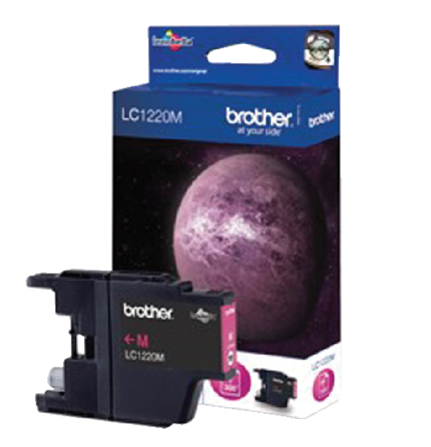 Inktcartridge Brother LC-1220M rood