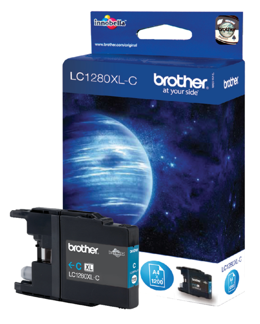 Inktcartridge Brother LC-1280XLC blauw