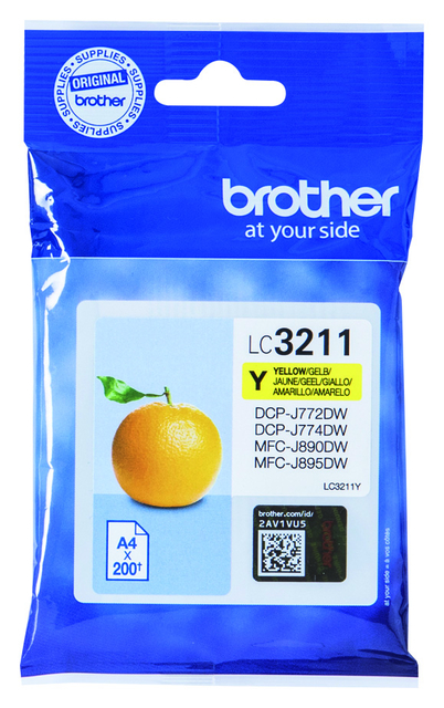 Inktcartridge Brother LC-3211Y geel