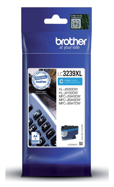 Cartouche d'encre Brother LC-3239XLC bleu