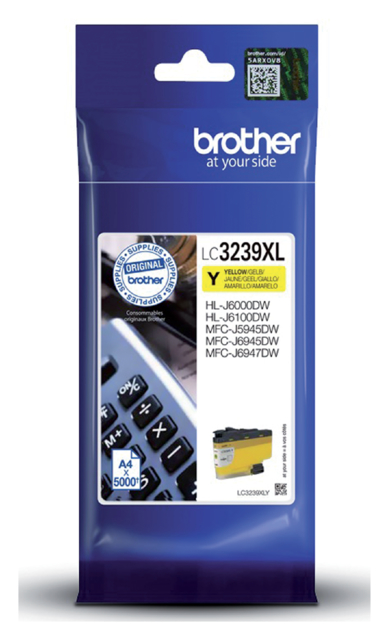 Cartouche d'encre Brother LC-3239XLY jaune