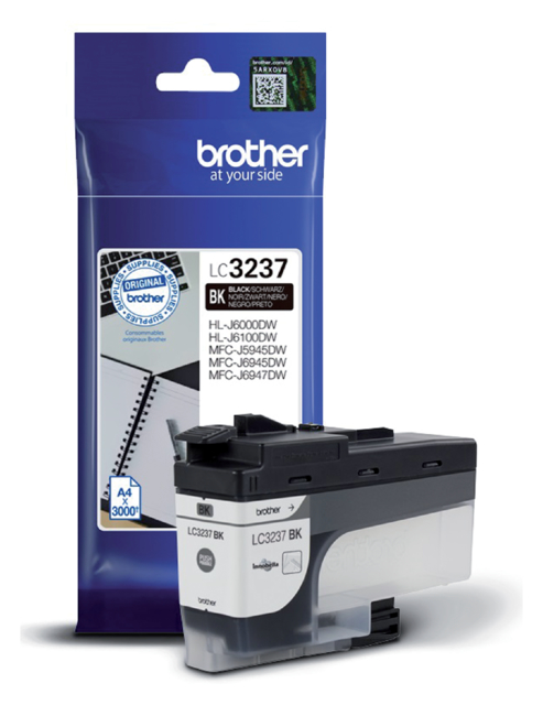 Inktcartridge Brother LC-3237BK zwart