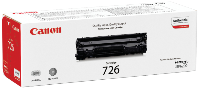 Cartouche toner Canon 726 noir