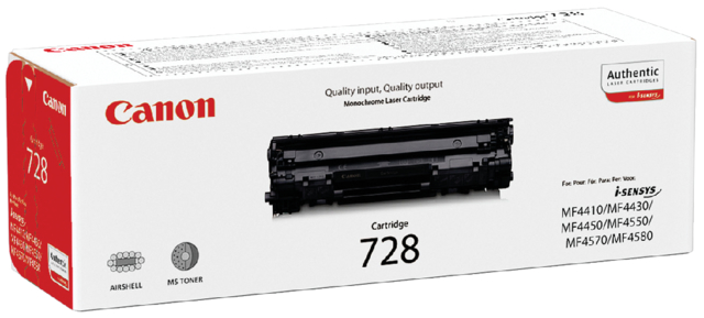 Cartouche toner Canon 728 noir