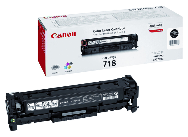 Cartouche toner Canon 718 noir