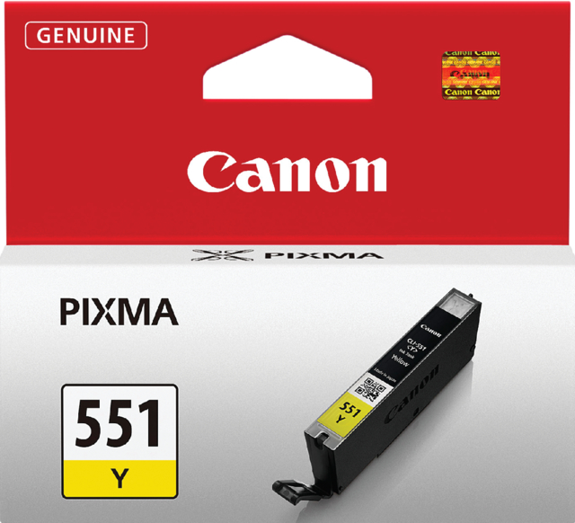 Inktcartridge Canon CLI-551 geel