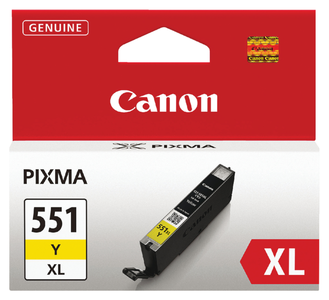 Inktcartridge Canon CLI-551XL geel