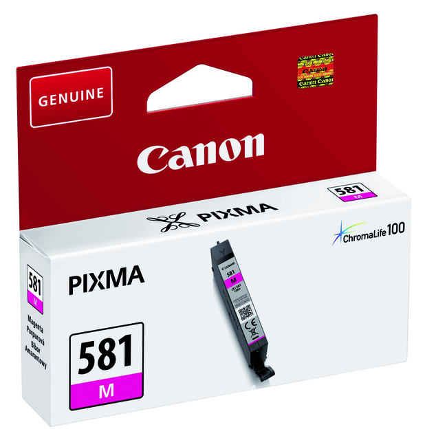 Inktcartridge Canon CLI-581 rood