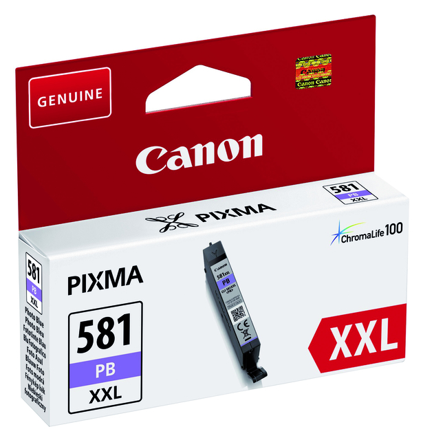 Inktcartridge Canon CLI-581XXL foto blauw