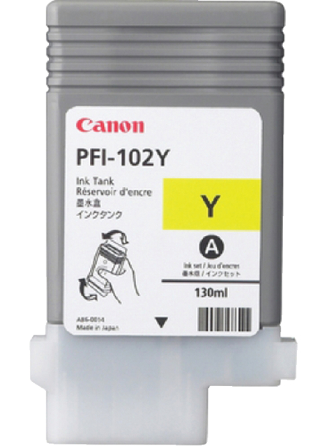 Inktcartridge Canon PFI-102 geel