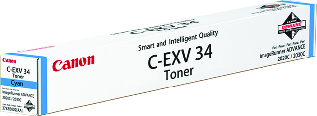 Cartouche toner Canon C-EXV 34 bleu