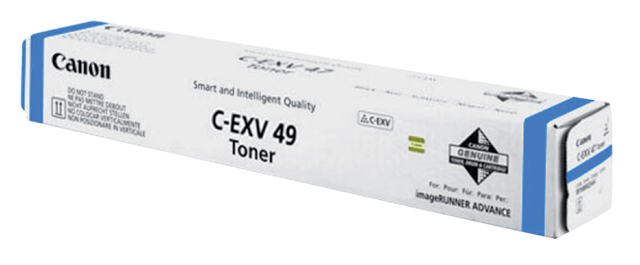 Cartouche toner Canon C-EXV 49 bleu