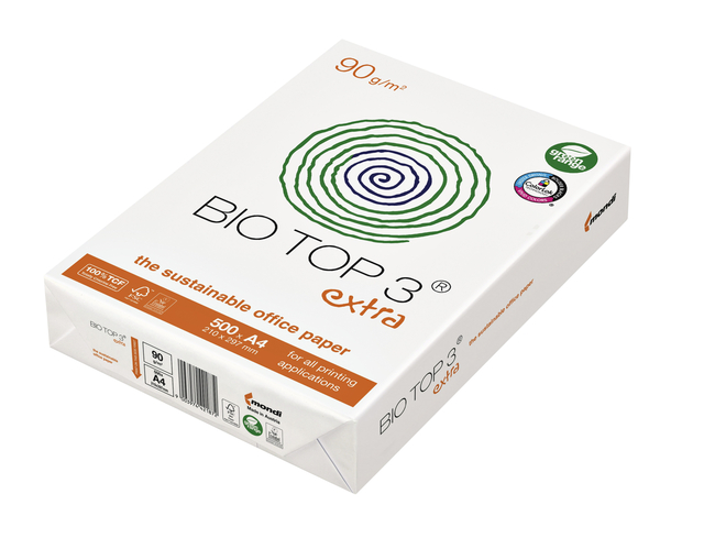 Kopieerpapier BioTop 3 A4 90gr naturel 500 vel