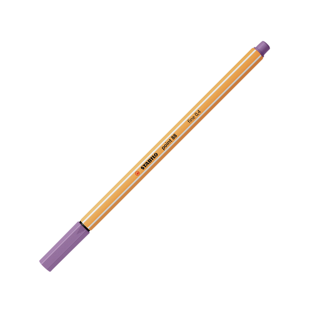 Fineliner STABILO point 88/62 Fin violet prune