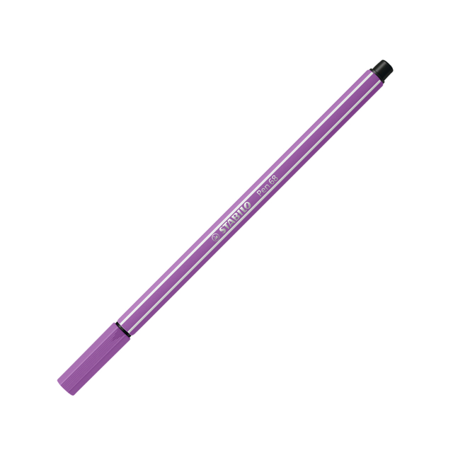 Viltstift STABILO Pen 68/60 medium vergrijsd violet