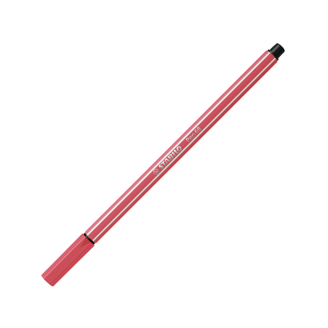 Viltstift STABILO Pen 68/47 medium roestig rood