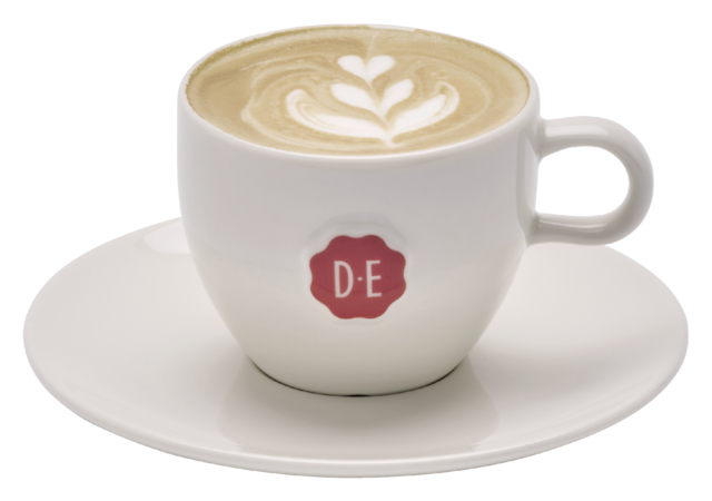 Tasse Douwe Egberts cappuccino 180ml blanc 12 pièces