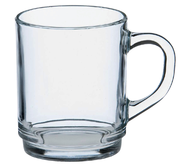 Tasse avec anse superposable 250ml 6 pièces