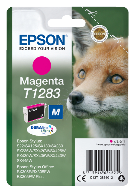 Cartouche d’encre Epson T1283 rouge