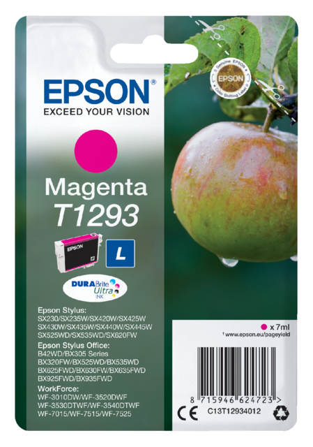 Cartouche d’encre Epson T1293 rouge