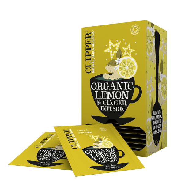 Infusion Clipper Lemon et Ginger Bio 25 sachets