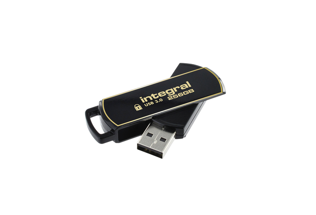 Clé USB Integral 3.0 Secure 360 256Go noir